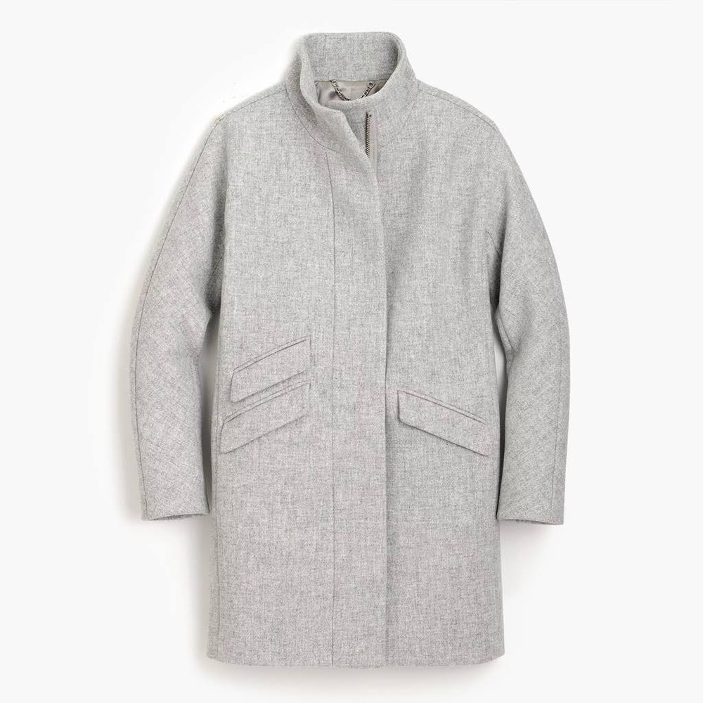 J. Crew Cocoon Coat Italian Stadium Cloth Size 4